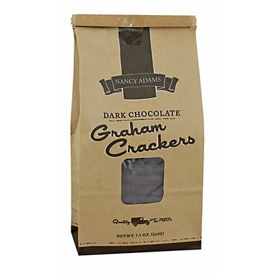 slide 1 of 1, Nancy Adams Dark Chocolate Grahams, 7.5 oz