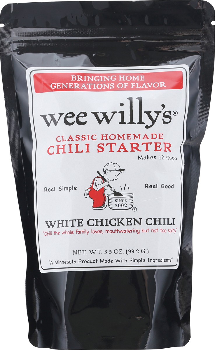 slide 8 of 12, Wee Willy's Chicken White Chili Mix, 