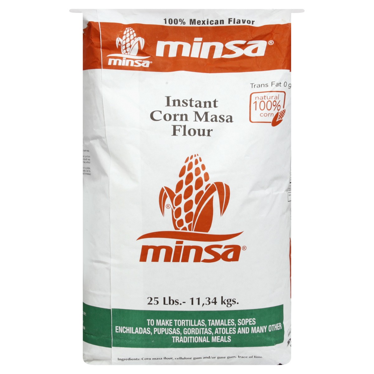 slide 4 of 8, Minsa Corn Masa Flour 25 lb, 25 lb