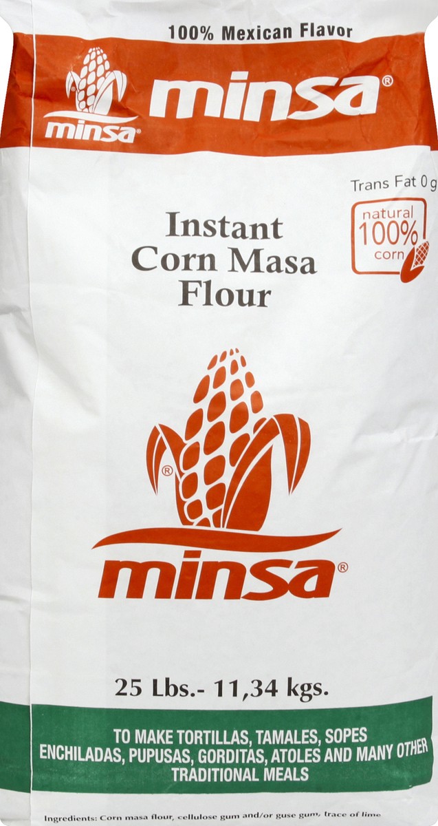 slide 1 of 8, Minsa Corn Masa Flour 25 lb, 25 lb