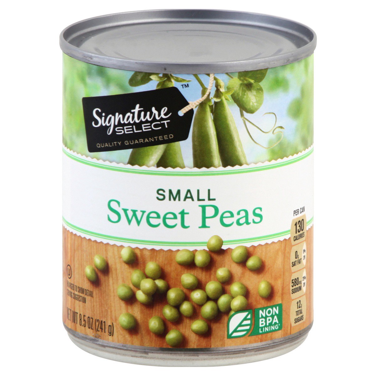 slide 1 of 2, Signature Select Sweet Peas 8.5 oz, 8.5 oz
