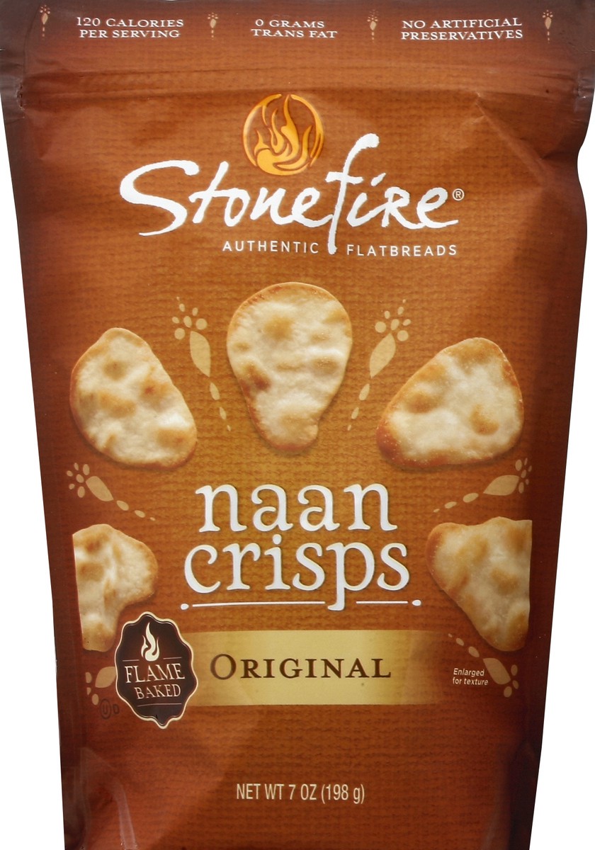 slide 2 of 3, Stonefire Naan Crisps 7 oz, 7 oz