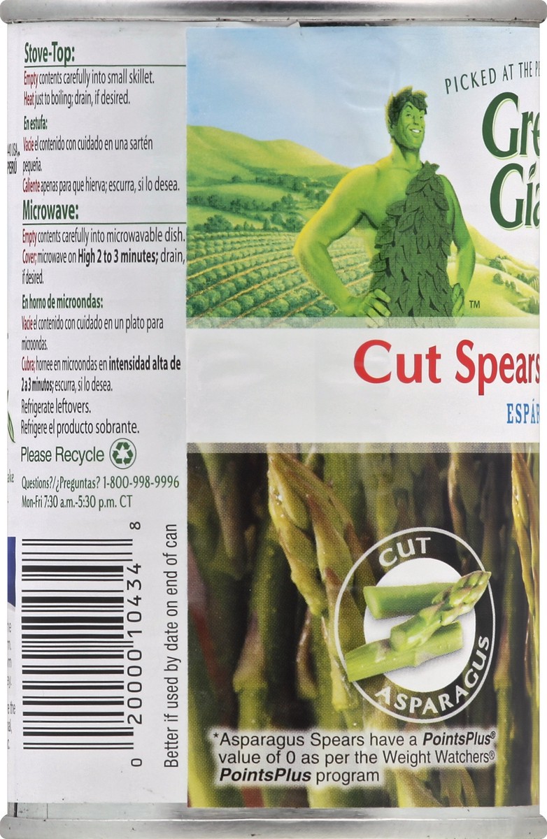 slide 4 of 7, Green Giant Cut Asparagus Spears 10.5 oz. Can, 10.5 oz