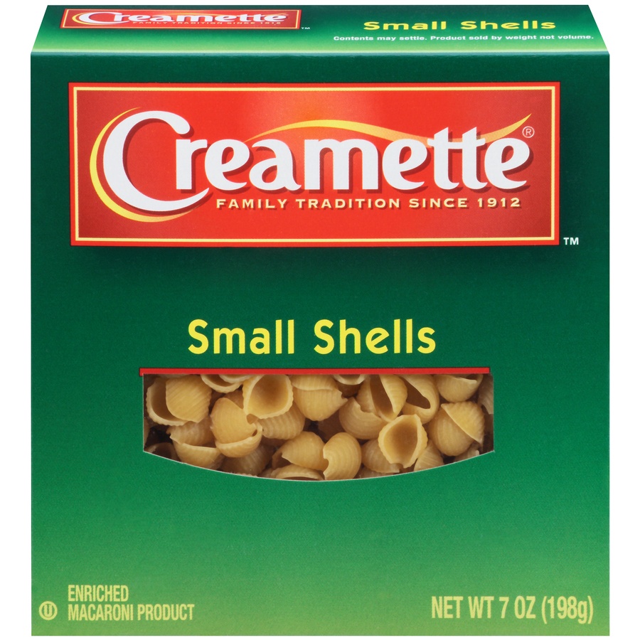 slide 1 of 1, Creamette Small Shells, 7 oz