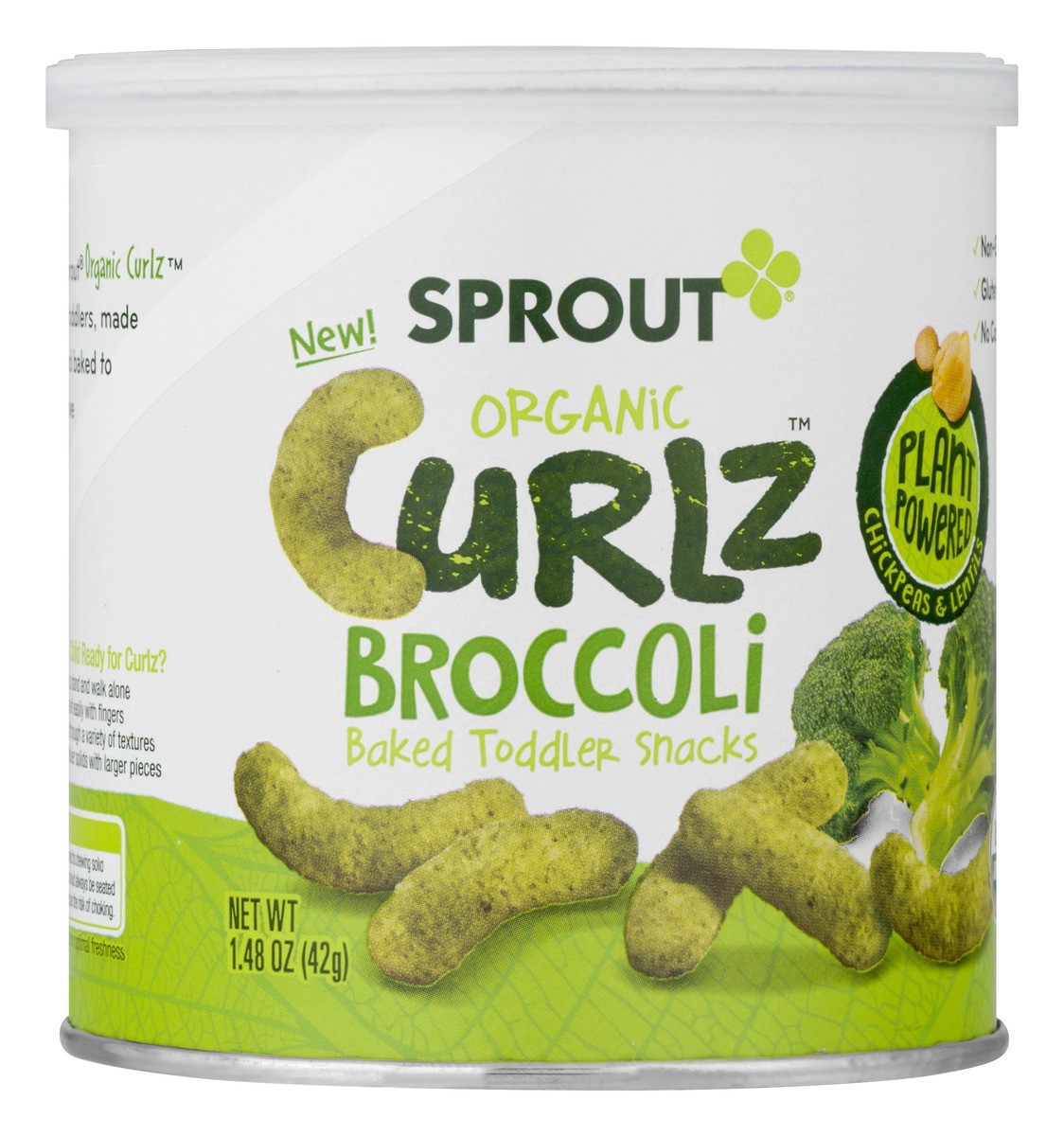 slide 6 of 12, Sprout Organics Curlz 12 Months & Up Organic Broccoli Flavored Baked Snack Toddler 1.48 oz, 1.48 oz