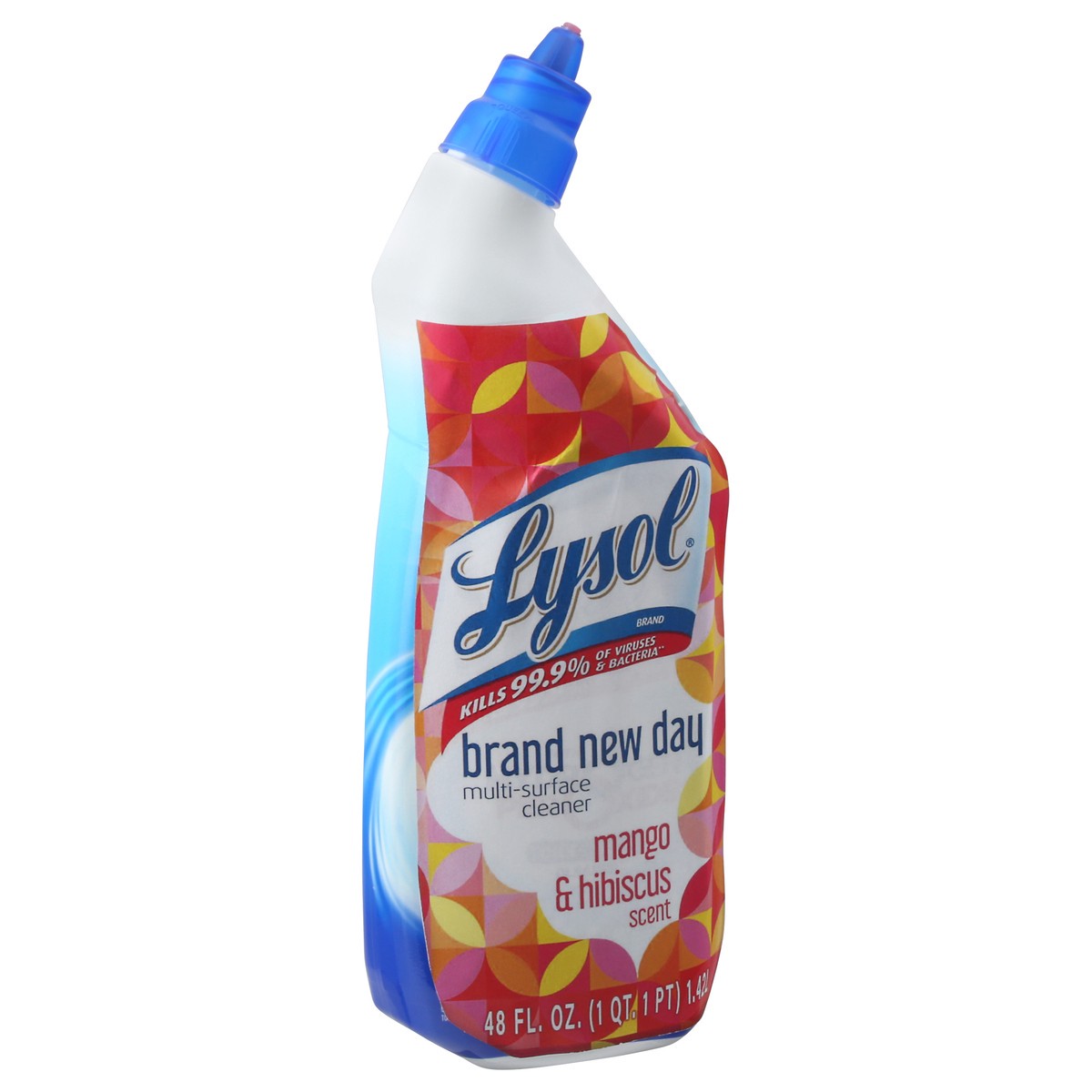 slide 8 of 9, Lysol Toilet Bowl Cleaner Gel, For Cleaning and Disinfecting, Stain Removal, Brand New Day, Mango and Hibiscus, 24oz, 24 oz