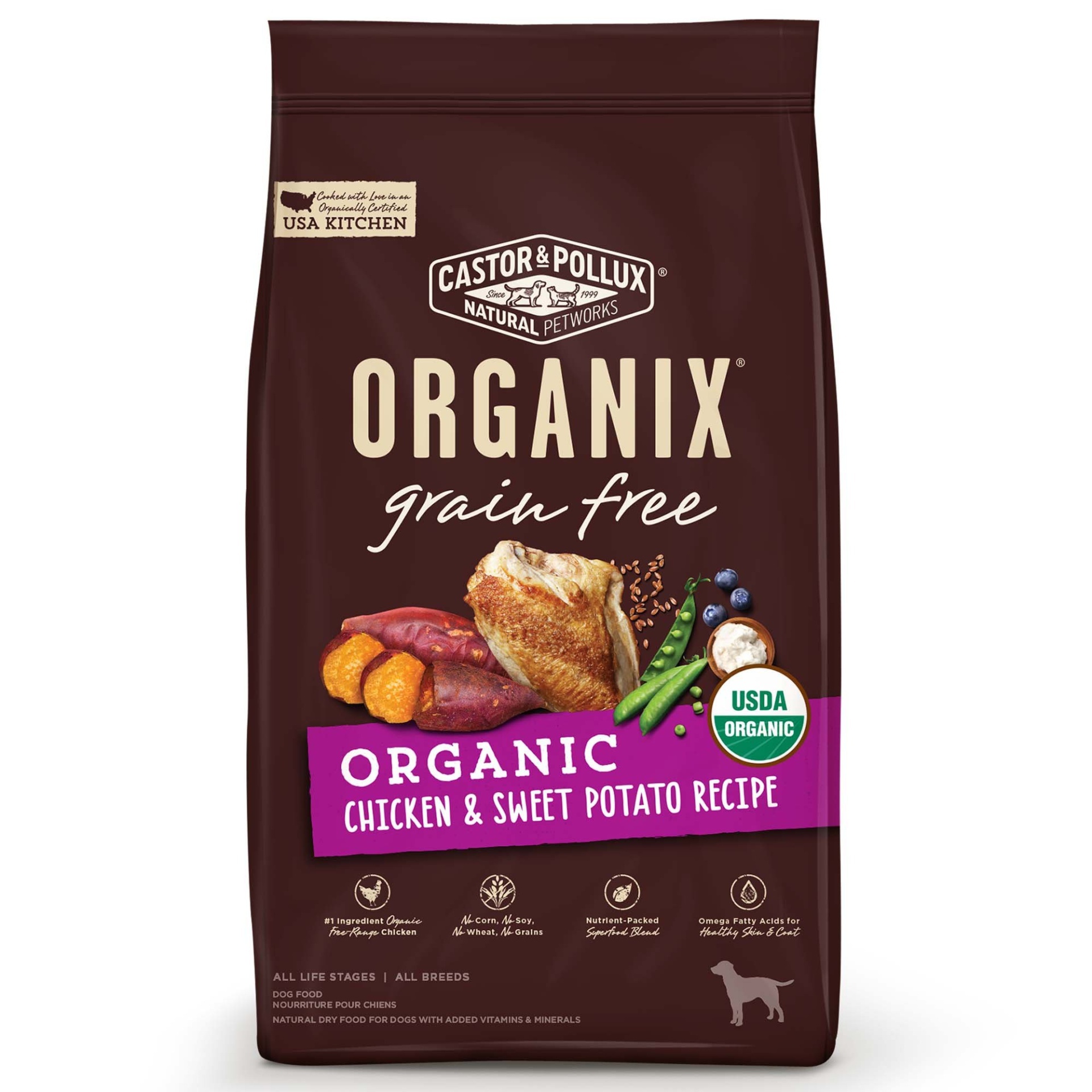 Organix chicken and sweet potato store dog food