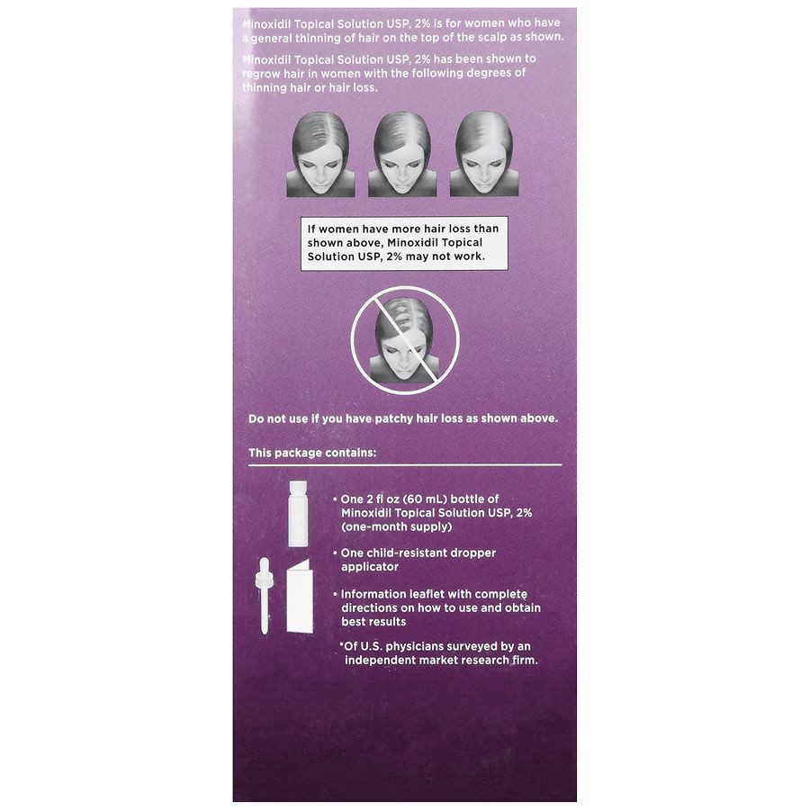 slide 4 of 5, Walgreens Women's Hair Regrowth Treatment, 2 fl oz