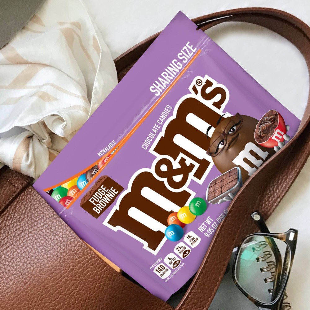 M&M's Fudge Brownie Chocolate Candy Sharing Size 9.05 oz Shipt