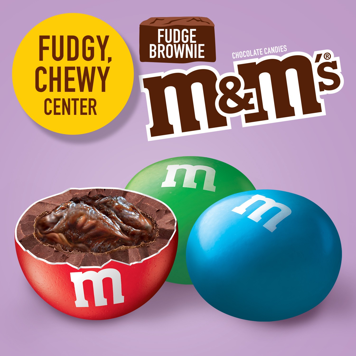 slide 7 of 8, M&M's Fudge Brownie Chocolate Candy, Sharing Size, 9.05 oz Bag, 9.05 oz