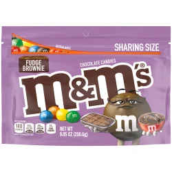 M&M's Fudge Brownie Chocolate Candy Sharing Size