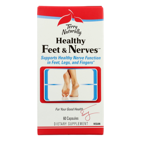 slide 1 of 3, Terry Naturally Healthy Feet & Nerves, 1 ct