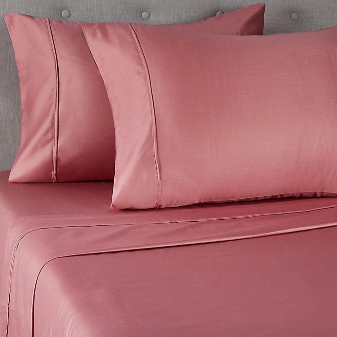 slide 1 of 1, O&O by Olivia & Oliver 825-Thread-Count King Pillowcases - Rose, 2 ct