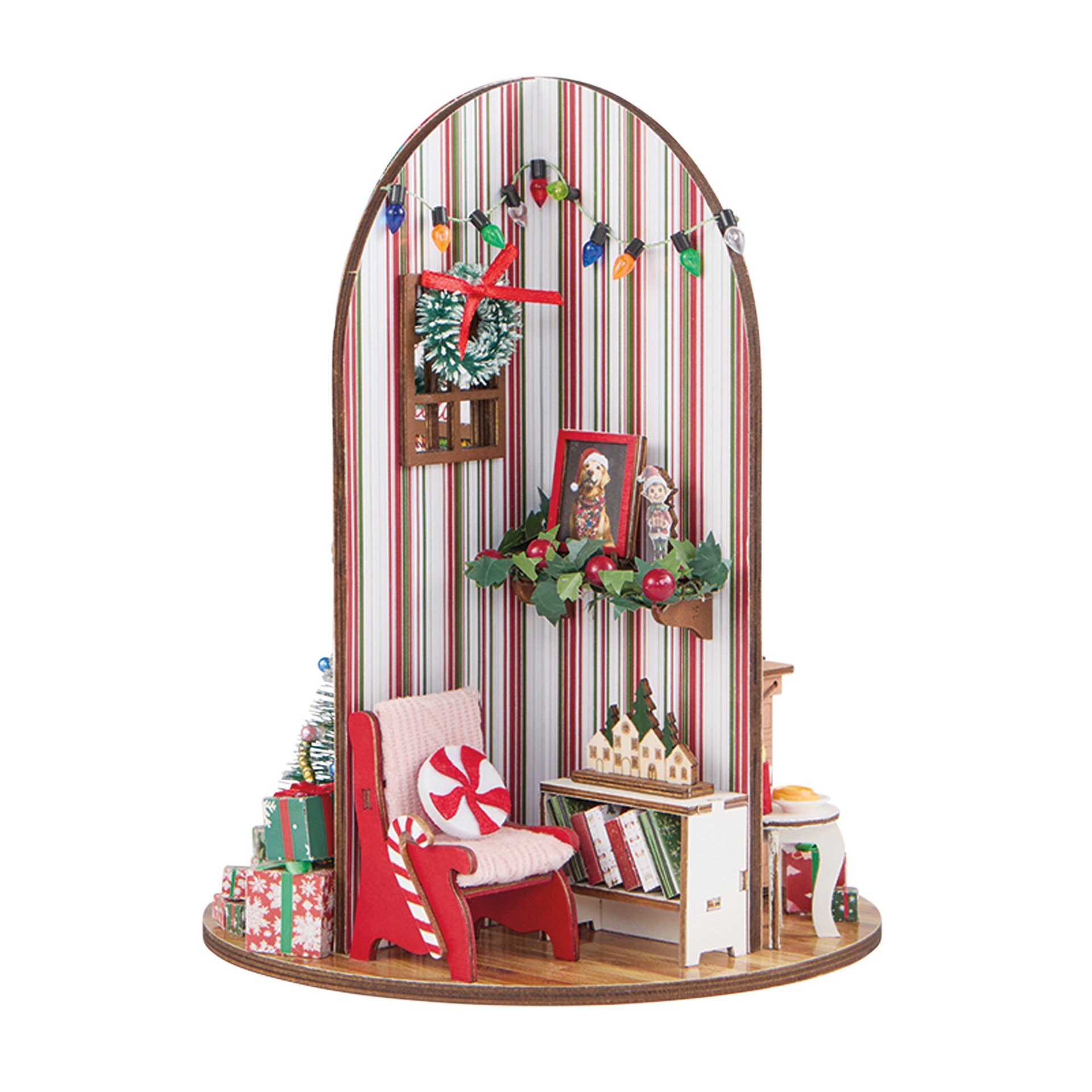 slide 7 of 11, Rotating Living Room Diorama Kit By Make Market, 6.8 in x 6.8 in x 8.6 in