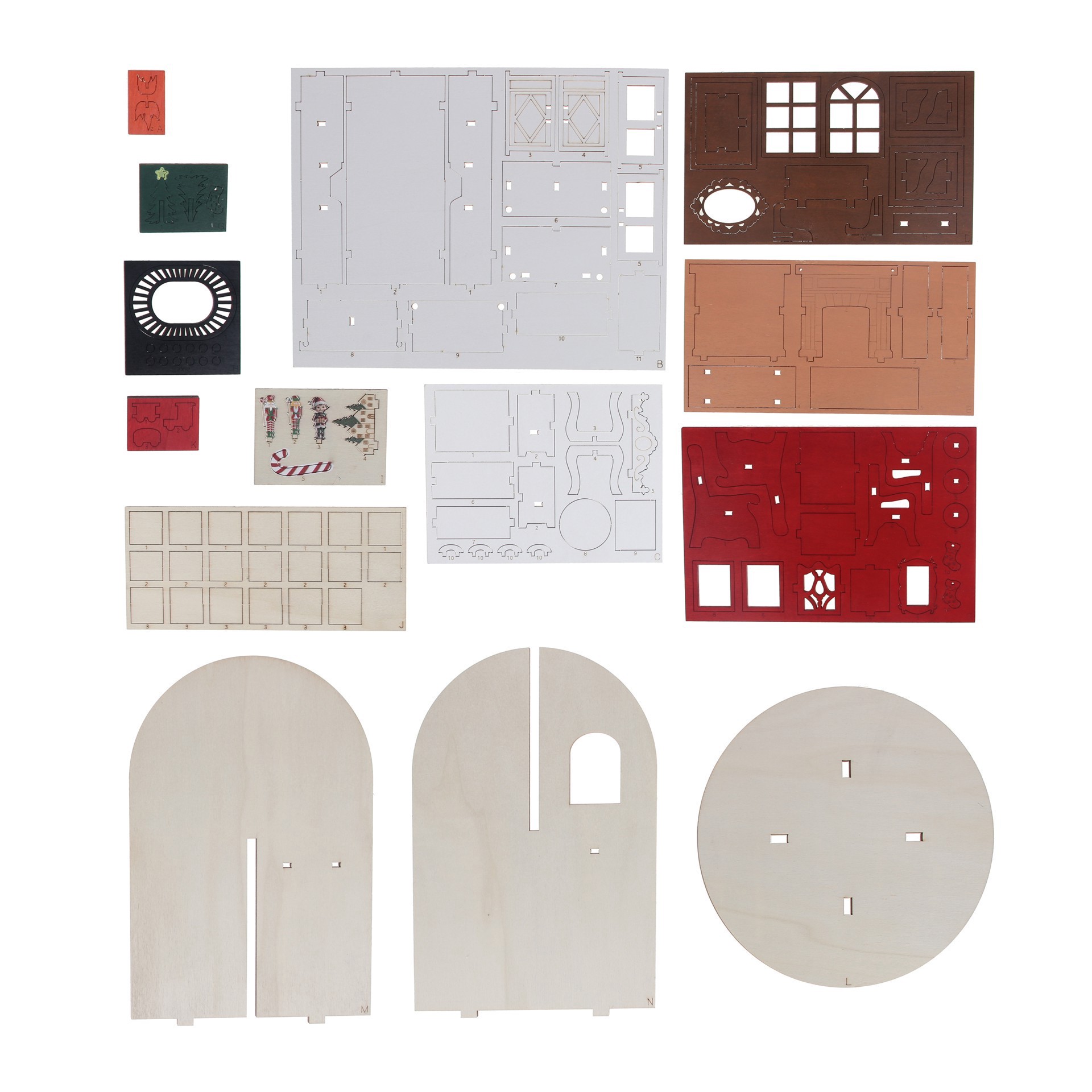 slide 9 of 11, Rotating Living Room Diorama Kit By Make Market, 6.8 in x 6.8 in x 8.6 in