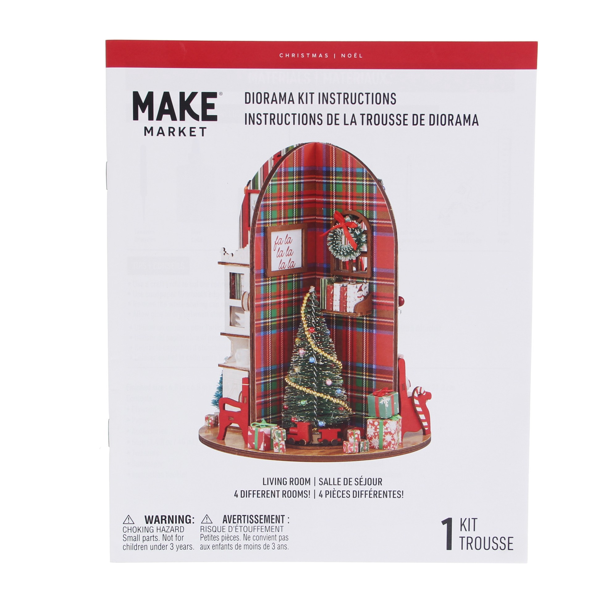 slide 5 of 11, Rotating Living Room Diorama Kit By Make Market, 6.8 in x 6.8 in x 8.6 in