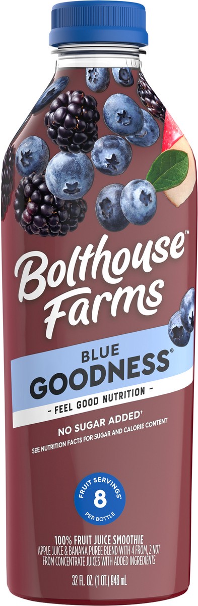 slide 4 of 13, Bolthouse Farms Blue Goodness Fruit Juice Smoothie- 32 oz, 32 oz