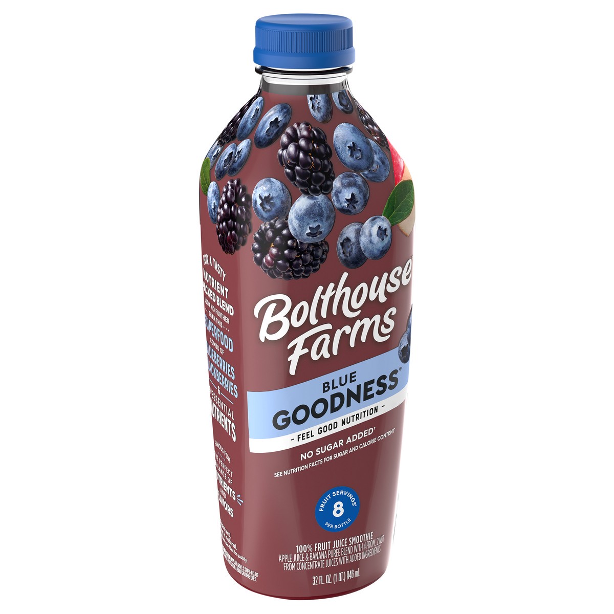 slide 13 of 13, Bolthouse Farms Blue Goodness Fruit Juice Smoothie- 32 oz, 32 oz