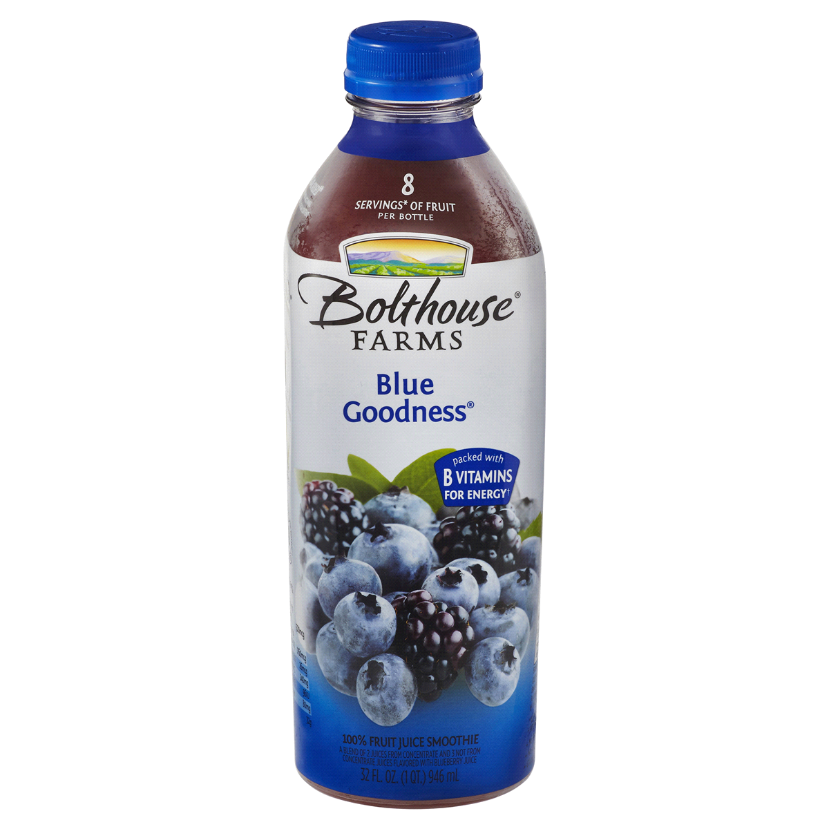 slide 1 of 4, Bolthouse Farms Blue Goodness Fruit Smoothie, 32 oz