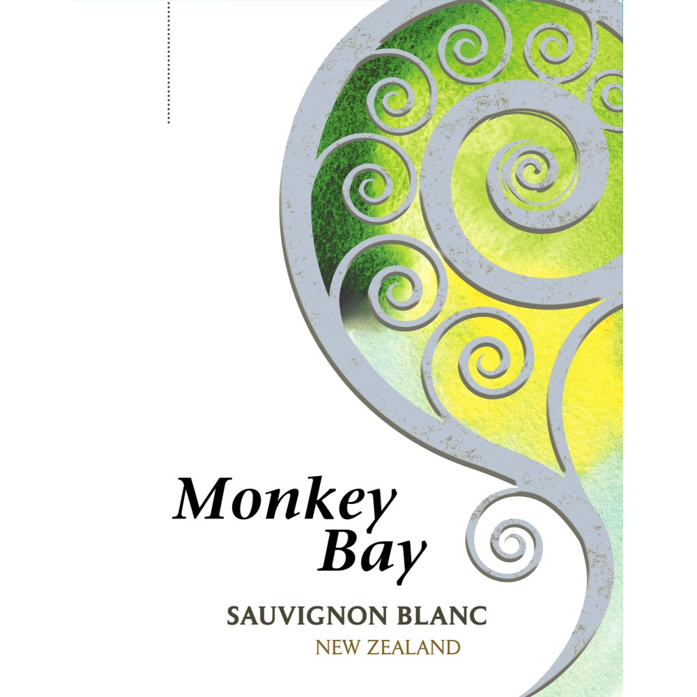slide 5 of 5, Monkey Bay Sauvignon Blanc White Wine, 750 ml