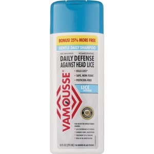 slide 1 of 1, Vamousse Vamousse Lice Defense Gentle Daily Shampoo, 10 oz