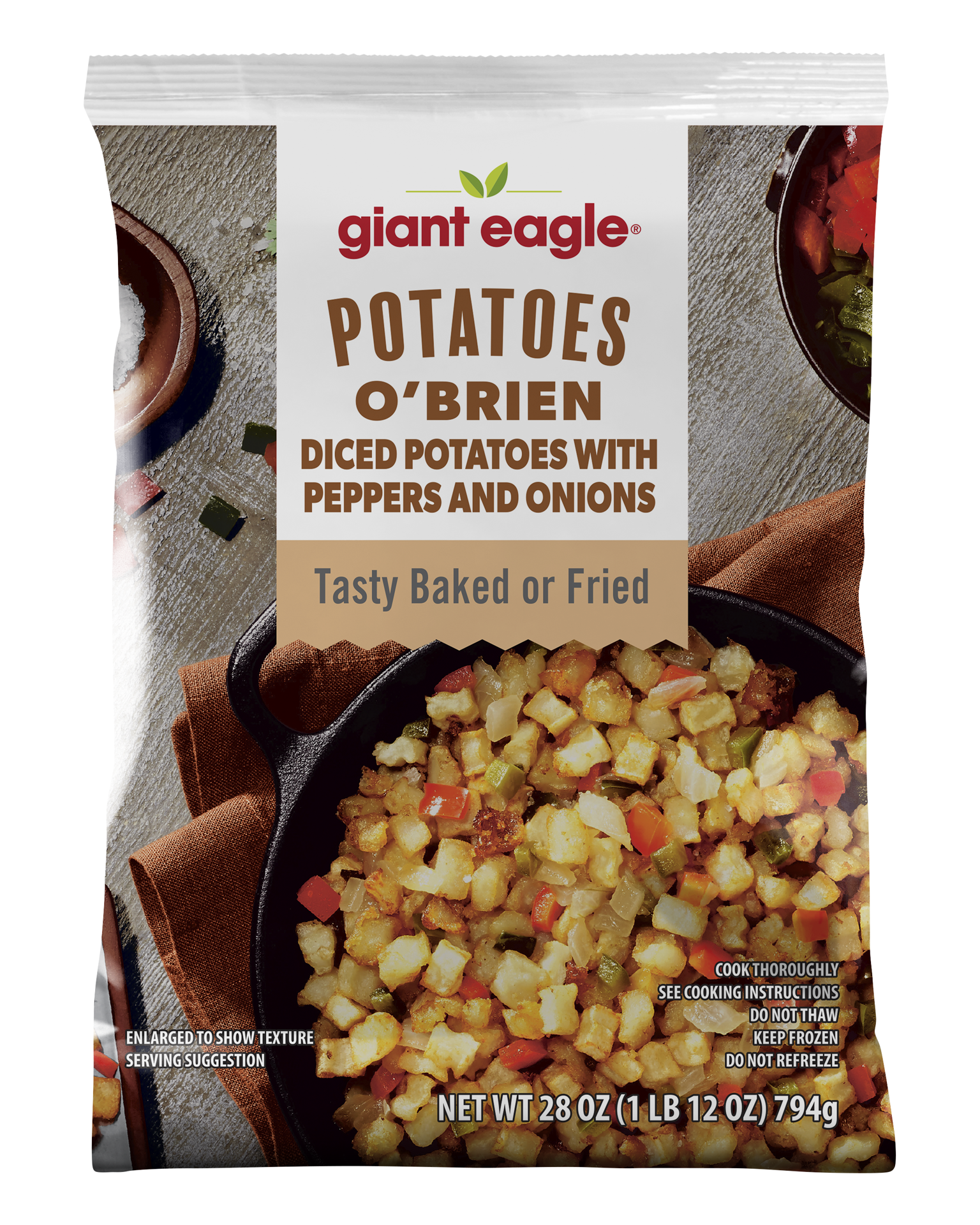 slide 1 of 1, Ge Potatoes O'Brien, 28 oz