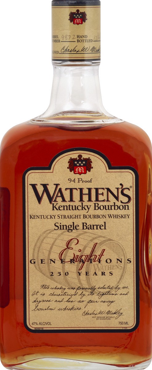 slide 5 of 6, Wathens Whiskey 750 ml, 750 ml