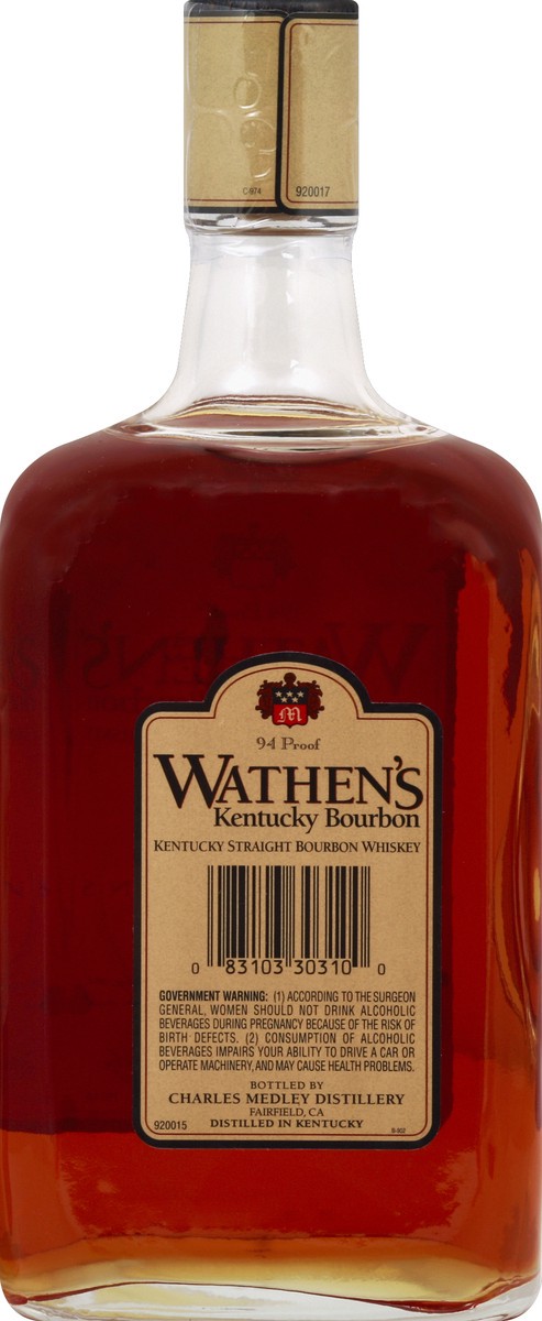 slide 4 of 6, Wathens Whiskey 750 ml, 750 ml