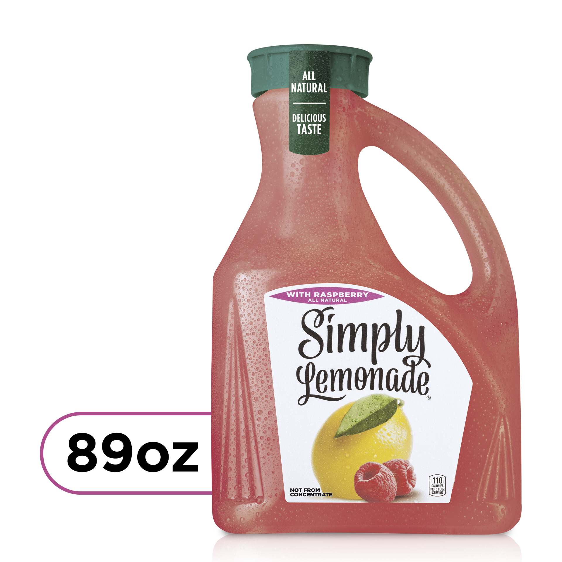 slide 1 of 21, Simply Lemonade w/ Raspberry Bottle, 2.63 Liters, 1 ct