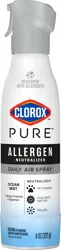 Clorox PURE Allergen Neutralizer Daily Air Spray, Ocean Mist, 8 Ounces