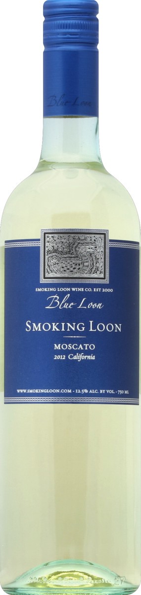 slide 2 of 2, Smoking Loon Blue Moscato, 750 ml