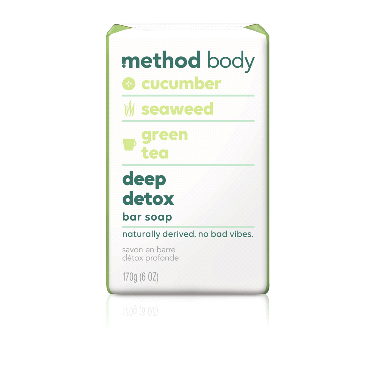 slide 1 of 3, Method Experiential Bar Soap Deep Detox, 6 oz