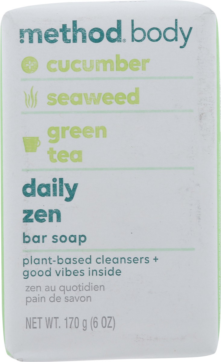 slide 7 of 11, method Body Daily Zen Bar Soap 6 oz, 6 oz