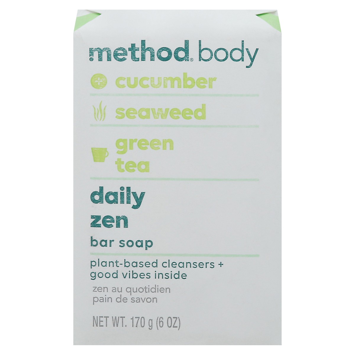 slide 1 of 11, method Body Daily Zen Bar Soap 6 oz, 6 oz