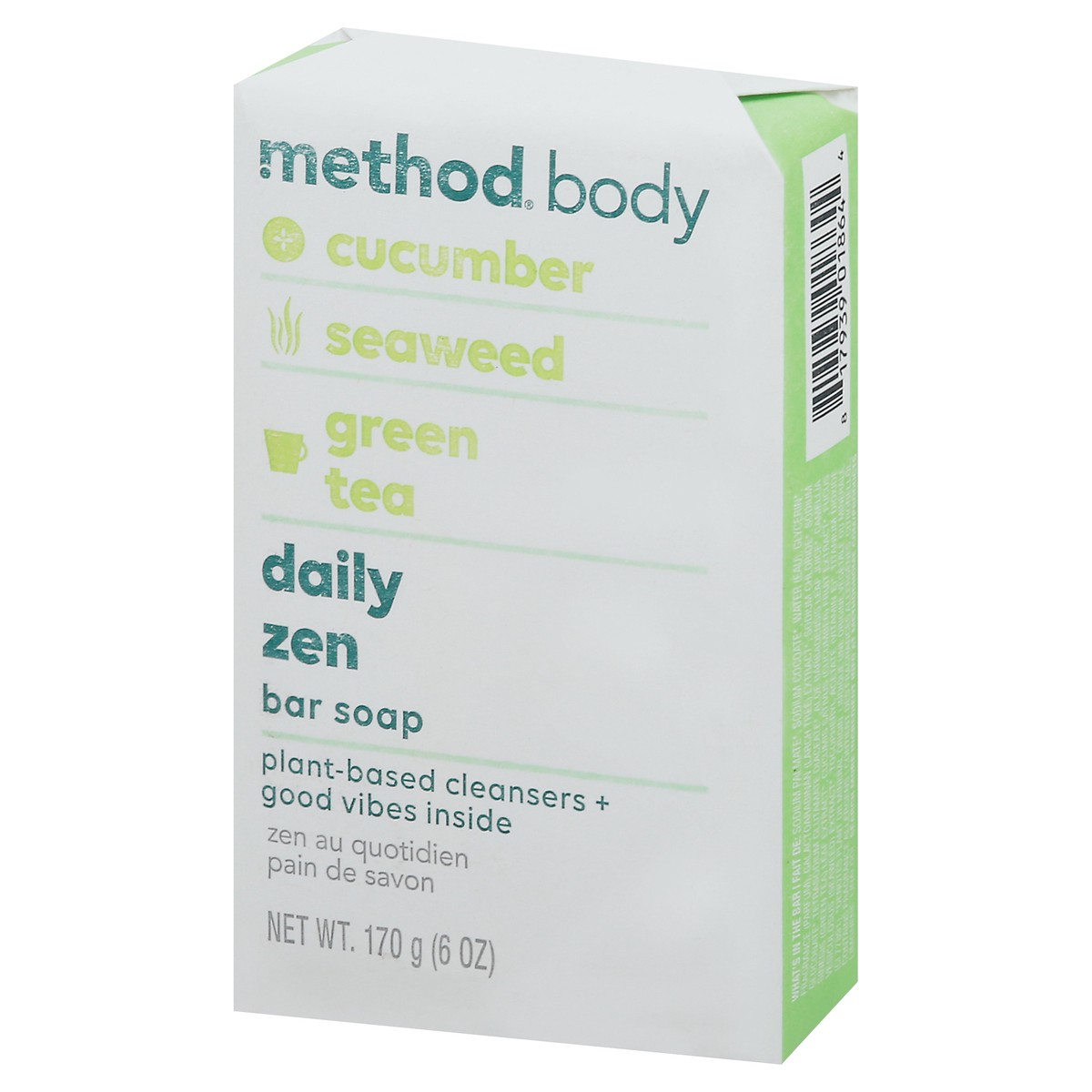 slide 11 of 11, method Body Daily Zen Bar Soap 6 oz, 6 oz