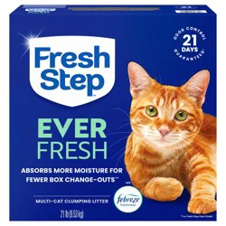 Fresh Step Ever Fresh Multi Cat Clumping Litter with Febreze Freshness, 21 lb