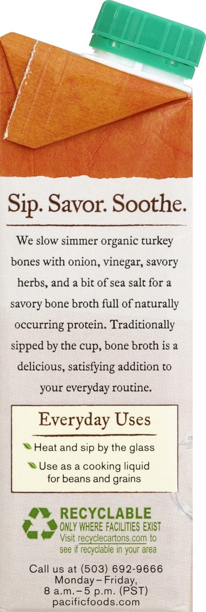 slide 3 of 4, Pacific Organic Turkey Bone Broth with Rosemary, Sage & Thyme, 8 fl oz