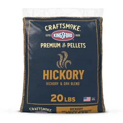 Kingsford Craftsmoke Premium Pellets, BBQ Pellets for Grilling, Hickory, 20 Pounds