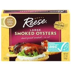 Reese Smoked Oysters Large 3.7 oz