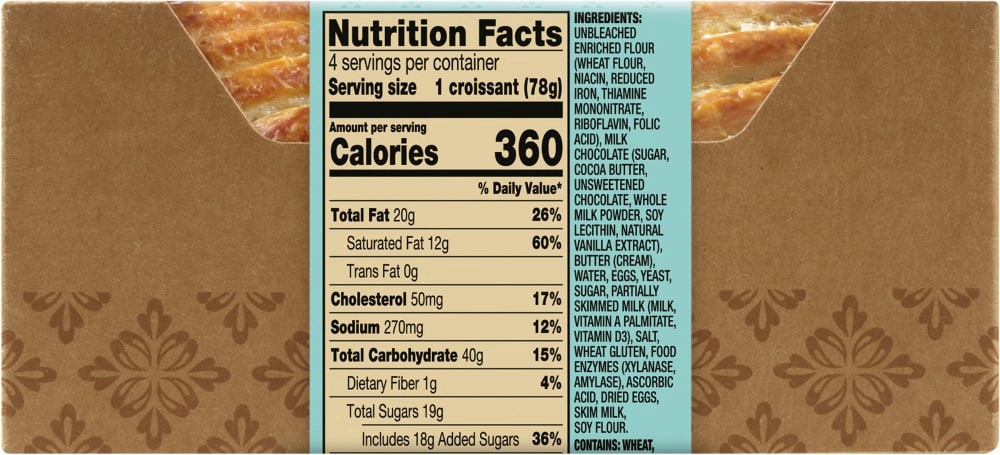 slide 2 of 2, Private Selection Chocolate Filled Croissant, 3.2 oz