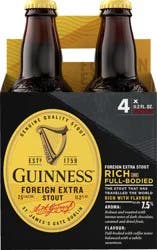 Guinness Foreign Extra Stout Beer 4 ea