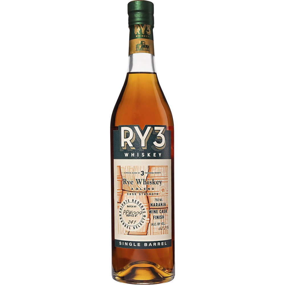 slide 1 of 1, Ry3 Whiskey Naranja Cask, 750 ml