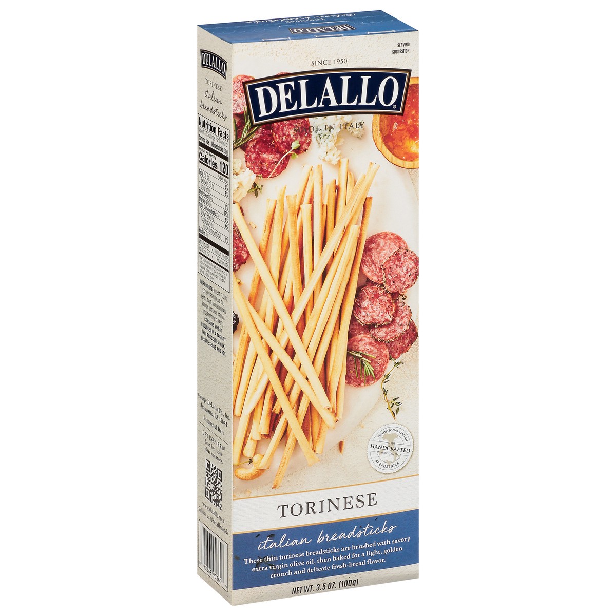 slide 7 of 16, DeLallo Torinese Italian Breadsticks 3.5 oz, 3.5 oz