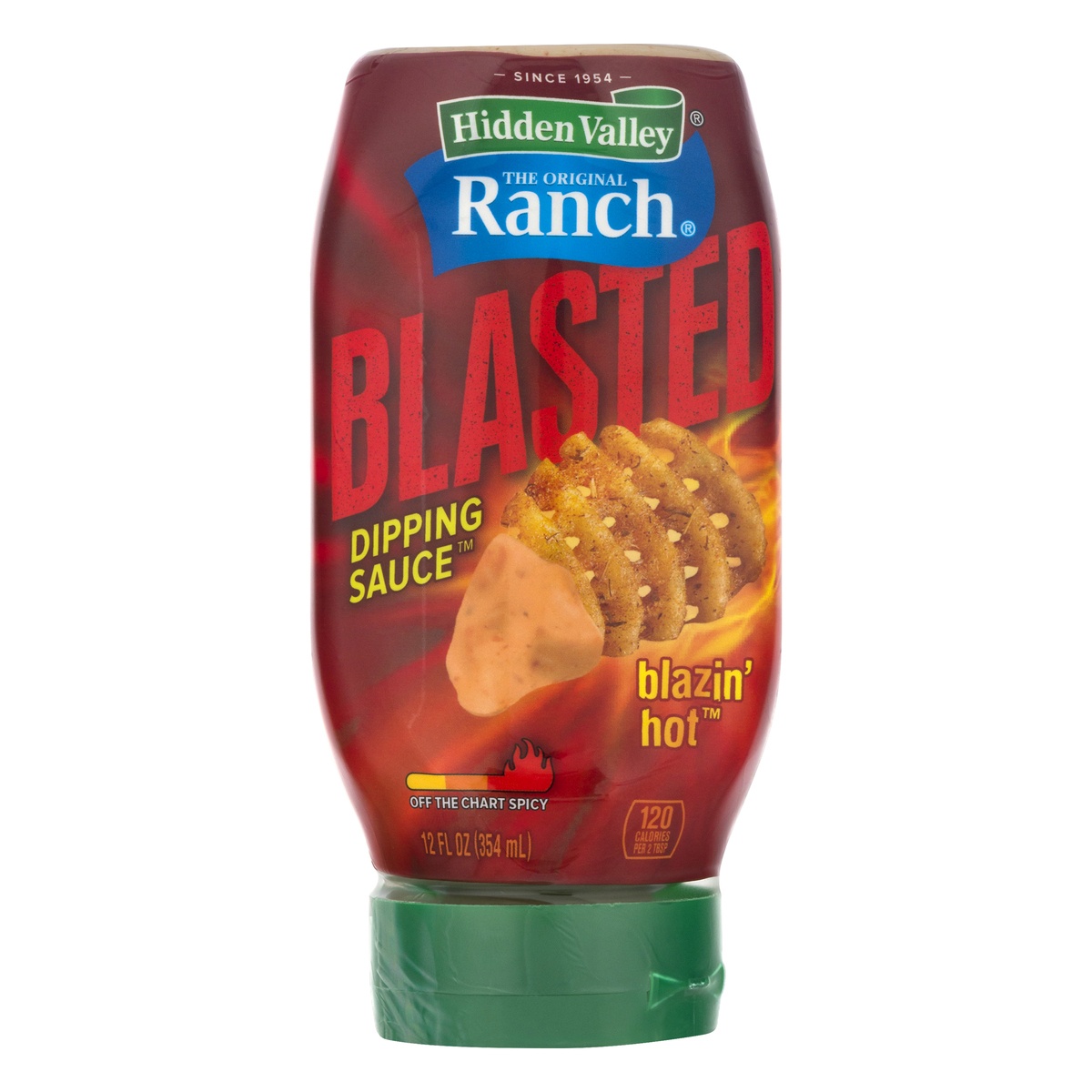 slide 1 of 1, Hidden Valley Blasted Blazin Hot Ranch, 12 oz