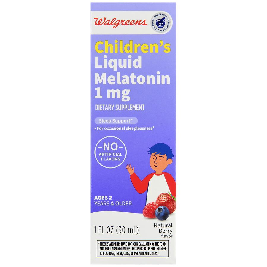 slide 3 of 5, Walgreens Children's Liquid Sleep Support Supplement, 1 fl oz