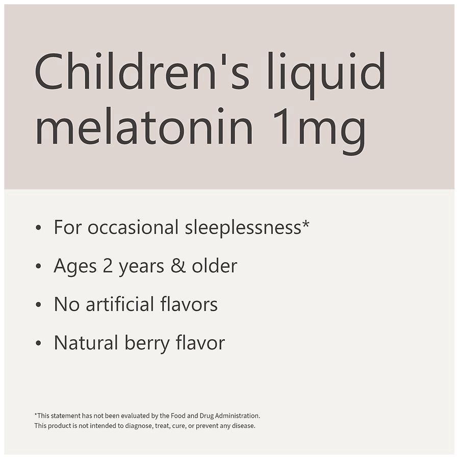 slide 2 of 5, Walgreens Children's Liquid Sleep Support Supplement, 1 fl oz