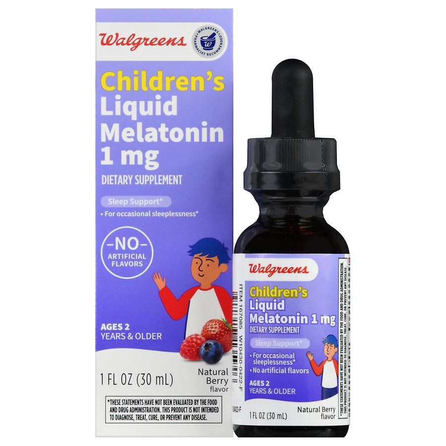 slide 1 of 5, Walgreens Children's Liquid Sleep Support Supplement, 1 fl oz