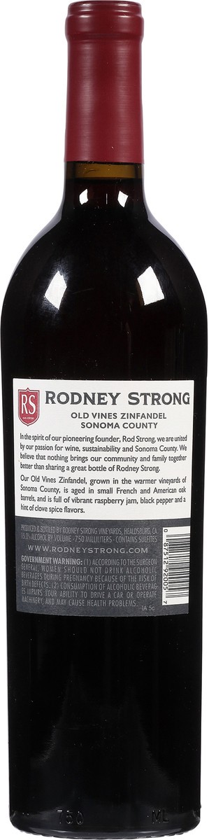 slide 7 of 9, Rodney Strong Vineyards Red Wine Knotty Vine Zinfandel, 750 ml