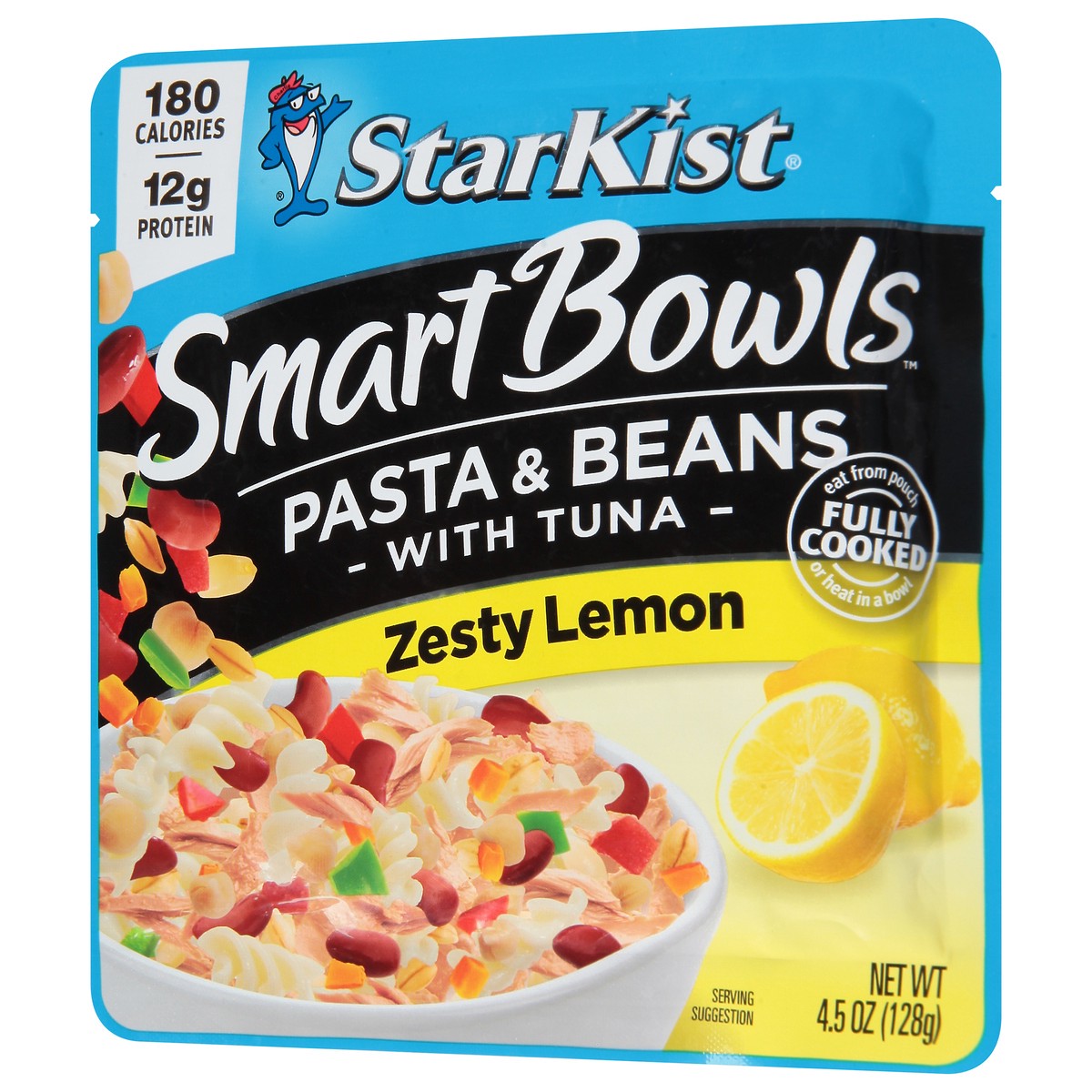 slide 2 of 11, StarKist Smart Bowls Zesty Lemon Pasta & Beans with Tuna 4.5 oz, 4.5 oz