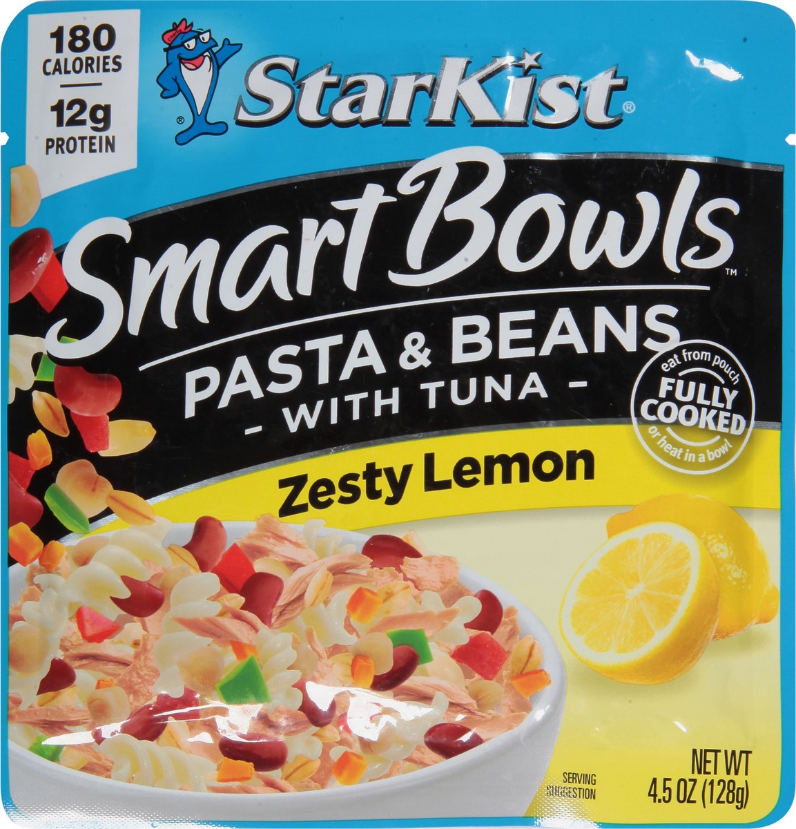 slide 8 of 11, StarKist Smart Bowls Zesty Lemon Pasta & Beans with Tuna 4.5 oz, 4.5 oz